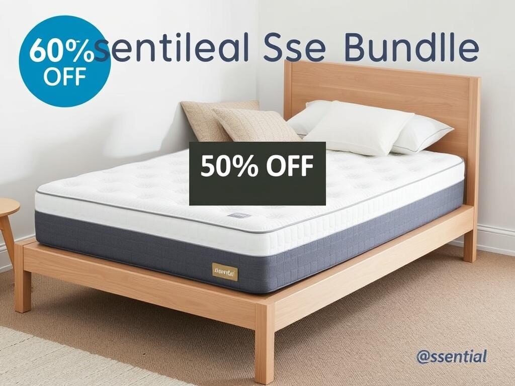 Essential sleep bundle with hybrid mattress at up to 60% off at Archer's Sleep Centre
