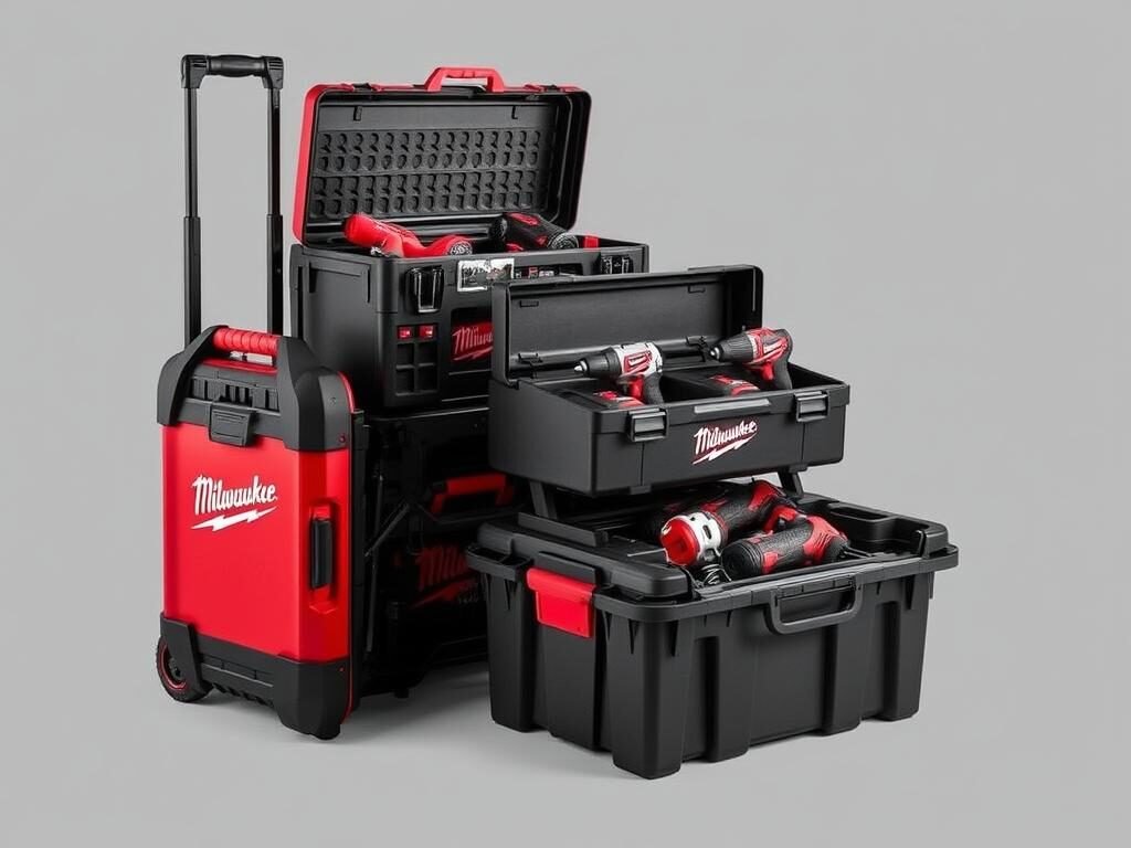 Milwaukee PACKOUT Modular Storage System power tools UK