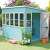 10' x 6' Shire Sun Pent Wooden Garden Potting Shed (3.22m x 1.94m)