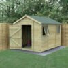 10' x 8' Forest Timberdale 25yr Guarantee Tongue & Groove Pressure Treated Apex Shed (3.06m x 2.52m)