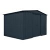 10' x 8' Globel Anthracite Grey Apex Metal Shed (3.08m x 2.48m)