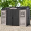 11' x 8' Saffron Apex Plus Plastic Vinyl Shed (3.26m x 2.4m)