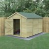 12' x 8' Forest Timberdale 25yr Guarantee Tongue & Groove Pressure Treated Windowless Apex Shed (3.65m x 2.52m)