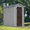 4' x 6' Palram Canopia Tan Skylight Plastic Shed (1.21m x 1.77m)