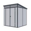 6' x 6' Lotus Canto Grey Plastic Shed (1.9m x 1.92m)