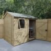 8' x 6' Forest Timberdale 25yr Guarantee Tongue & Groove Pressure Treated Reverse Apex Shed (2.47m x 1.98m)
