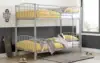Birlea Corfu Metal Bunk Bed, Single