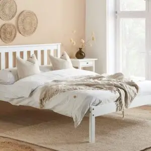 Birlea Denver Bed Frame, Single, White