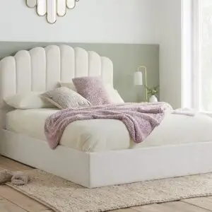 Birlea Monaco Fabric Ottoman Bed Frame, Double