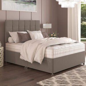Hypnos Ultimate Ortho Mattress + Premium Divan Bed, Silver, No Drawer, Single