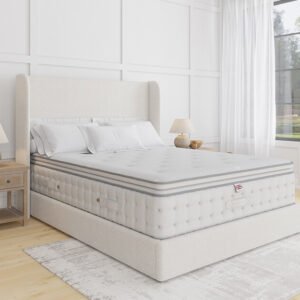 Millbrook Wool Luxury 1500 Pocket Pillow Top Mattress, Double