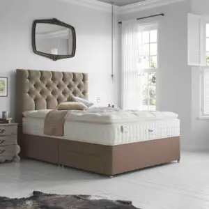 Relyon Luxury Silk 2850 Pocket Pillow Top Mattress, Superking