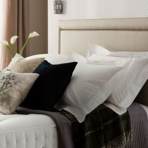Silentnight Palermo Headboard, Double, Sandstone