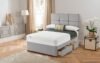 Silentnight Rio Miracoil Cushion Top Divan Bed Set, Single, No Headboard Required, No Storage, Sandstone
