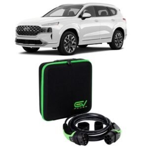 3 Pin to Type 2 - 5M - Hyundai Santa Fe Charging Cable 3 Pin to Type 2 5M 6-12amp Adjustable (2.3kW)