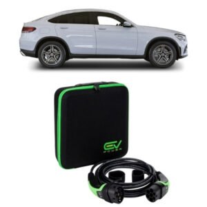 3 Pin to Type 2 - 5M - Mercedes GLC Charging Cable 3 Pin to Type 2 5M 6-12amp Adjustable (2.3kW)