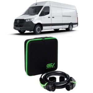 3 Pin to Type 2 - 5M - Mercedes eSprinter Charging Cable 3 Pin to Type 2 5M 6-12amp Adjustable (2.3kW)