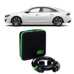 3 Pin to Type 2 - 5M - Peugeot 503 Charging Cable 3 Pin to Type 2 5M 6-12amp Adjustable (2.3kW)