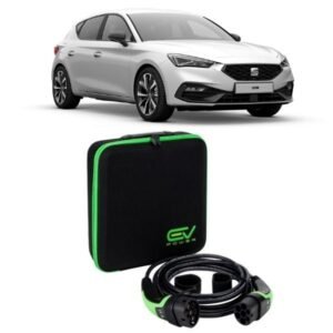 3 Pin to Type 2 - 5M - Seat Leon Charging Cable 3 Pin to Type 2 5M 6-12amp Adjustable (2.3kW)