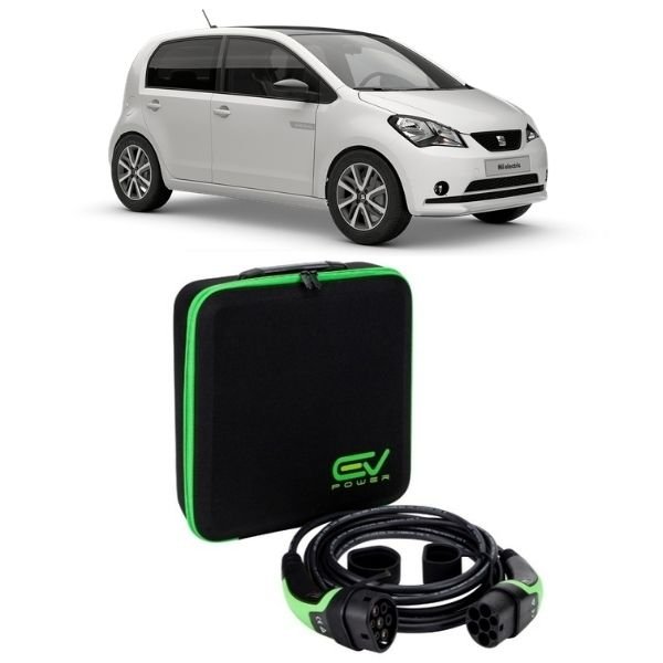3 Pin to Type 2 - 5M - Seat Mii Charging Cable 3 Pin to Type 2 5M 6-12amp Adjustable (2.3kW)