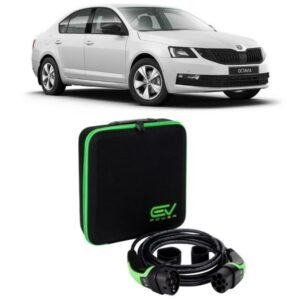 3 Pin to Type 2 - 5M - Skoda Octavia iV Charging Cable 3 Pin to Type 2 5M 6-12amp Adjustable (2.3kW)