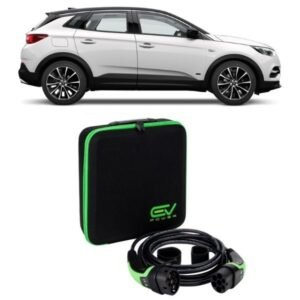 3 Pin to Type 2 - 5M - Vauxhall Corsa-E Charging Cable 3 Pin to Type 2 5M 6-12amp Adjustable (2.3kW)