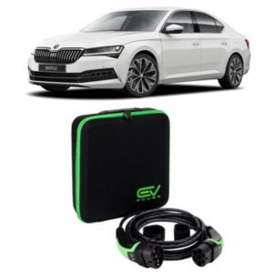 3 Pin to Type 2 - 5M - ⁣Skoda Superb Charging Cable 3 Pin to Type 2 5M 6-12amp Adjustable (2.3kW)