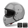 Airoh J110 Motorcycle Helmet - Color Cement Grey Gloss
