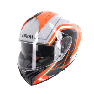 Airoh Matryx Motorcycle Helmet - Wide Orange Gloss
