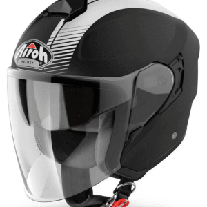 Airoh Motorcycle Helmet Hunter Jet - Simple Matt Black