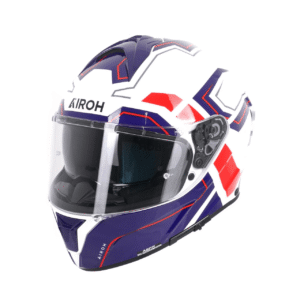 Airoh Spark 2 Motorcycle Helmet - Dart Blue/Red Gloss