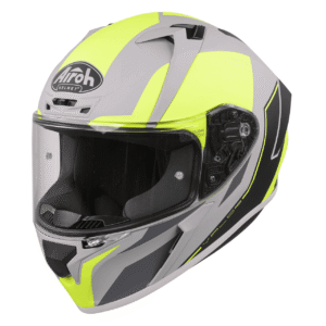 Airoh Valor Full Face Motorcycle Helmet - Matt Wings Fluro Yellow