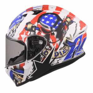 Airoh Valor Full Face Motorcycle Helmet - Uncle Sam Matt