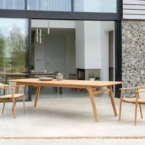 Alexander Rose Dana Teak Garden Dining Table - 270cm