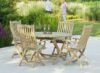 Alexander Rose Roble Bengal Folding Garden Dining Table - 130cm