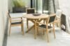 Alexander Rose Roble Round Garden Dining Table with Cross Base - 125cm