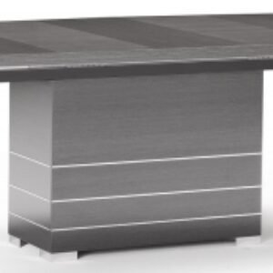 Alf Italia Versilia Black 6-8 Seater Extending Pedestal Dining Table