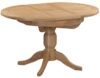 Appleby Oak 2-4 Seater Round Pedestal Extending Dining Table - 100cm-140cm