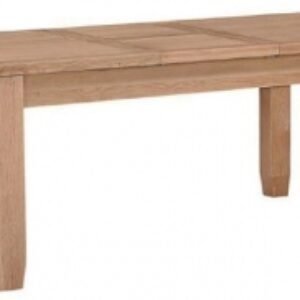 Appleby Oak Dining Table, 180cm-230cm Seats 6 to 8 Diners Extending Top