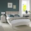 Bentley Designs Montreux Soft Grey and Pebble Grey Fabric 5ft King Size Bed