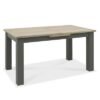 Bentley Designs Oakham Dark Grey and Scandi Oak 6 Seater Extending Dining Table