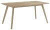Bergen Scandinavian Oak 6 Seater Extending Dining Table - 160cm-200cm
