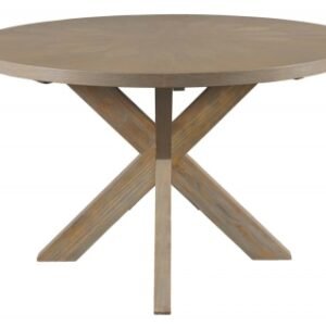 Bergerac Oak 120cm Round Dining Table - 4 Seater