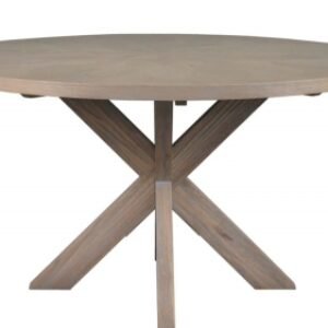 Bergerac Oak 140cm Round Dining Table - 6 Seater