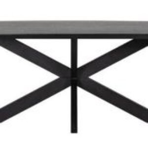 Bonvoy Black Oak 12 Seater Dining Table with Spider Legs