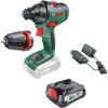 Bosch ADVANCEDDRILL P4A 18v Cordless Drill Driver 1 x 2.5ah Li-ion Battery Charger No Case