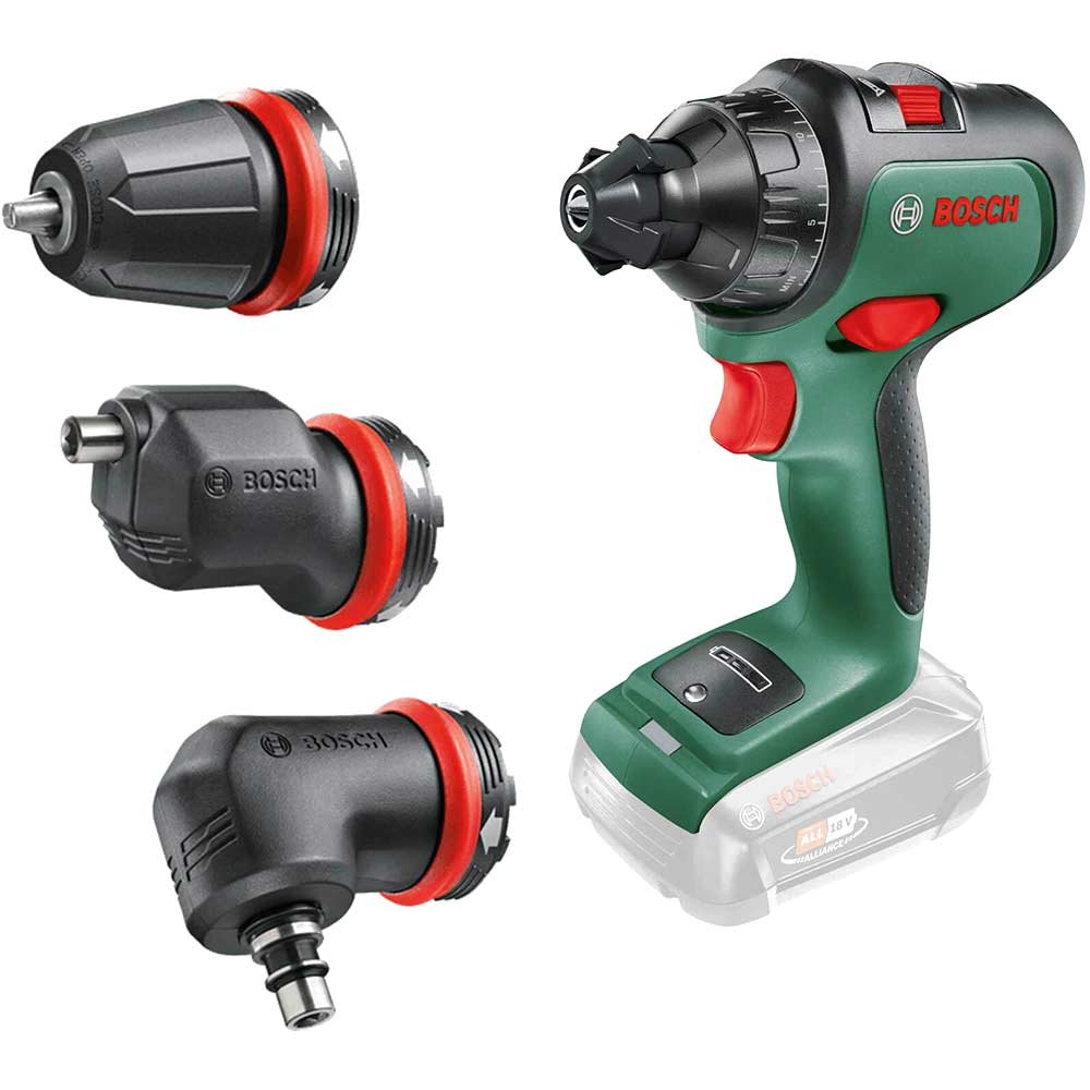 Bosch ADVANCEDDRILL P4A 18v Cordless Drill Driver and Attachments No Batteries No Battery Charger No Case