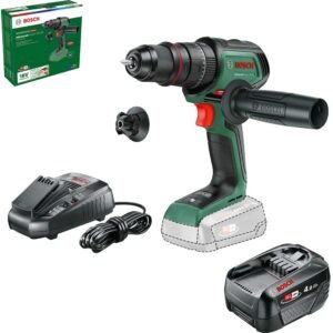 Bosch ADVANCEDIMPACT 18V-80 P4A 18v Cordless Combi Drill 1 x 4ah Li-ion Battery Charger No Case