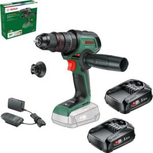Bosch ADVANCEDIMPACT 18V-80 P4A 18v Cordless Combi Drill 2 x 1.5ah Li-ion Battery Charger No Case