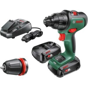Bosch ADVANCEDIMPACT P4A 18v Cordless Combi Drill 2 x 2.5ah Li-ion Battery Charger Case